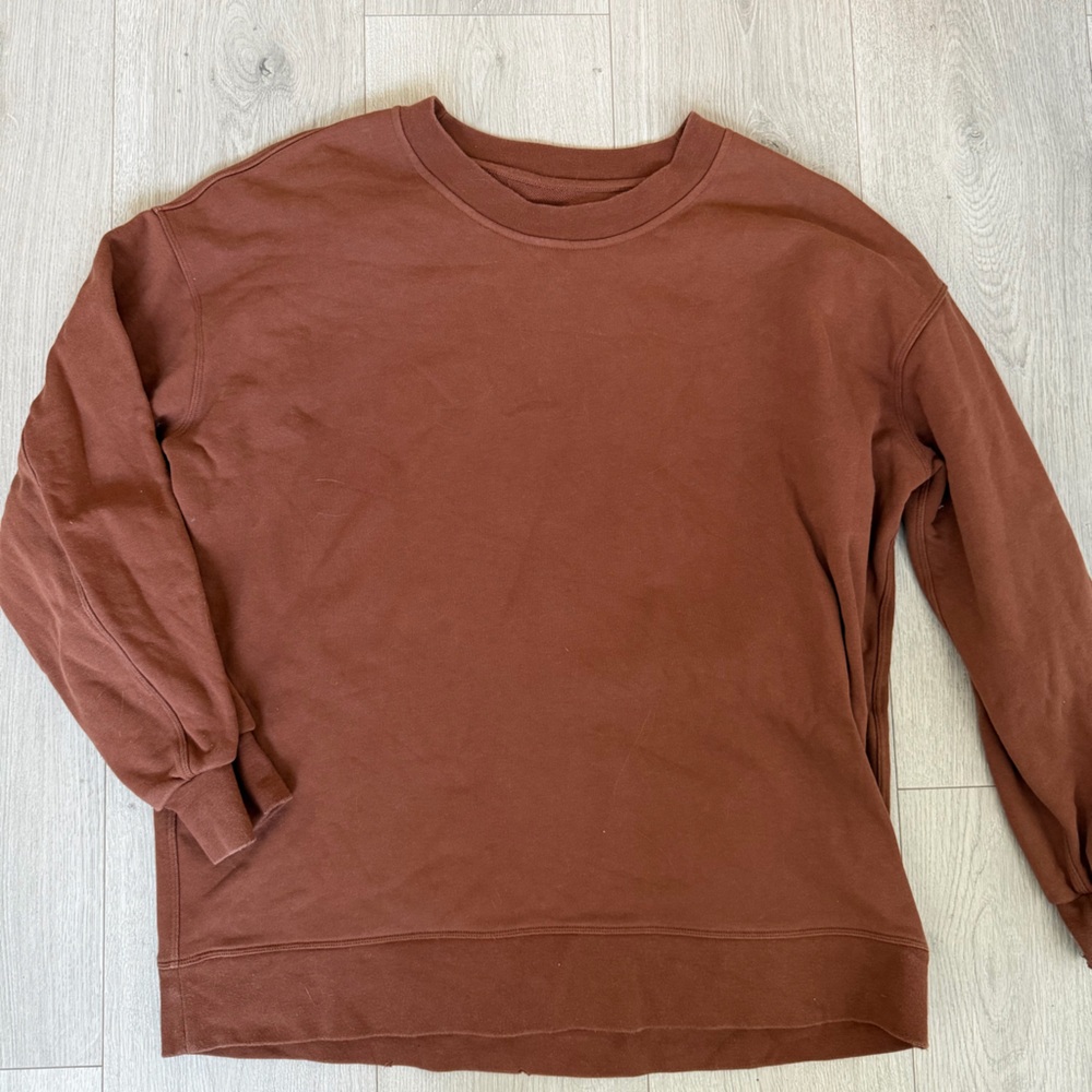 lululemon athletica Brown Sweatshirt